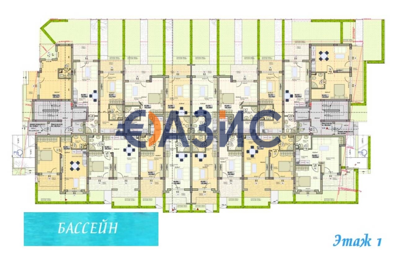 Mieszkanie 31 m² Nesebyr, Bułgaria