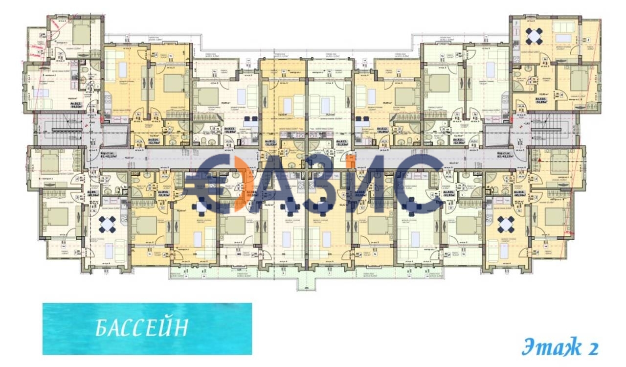 Mieszkanie 31 m² Nesebyr, Bułgaria