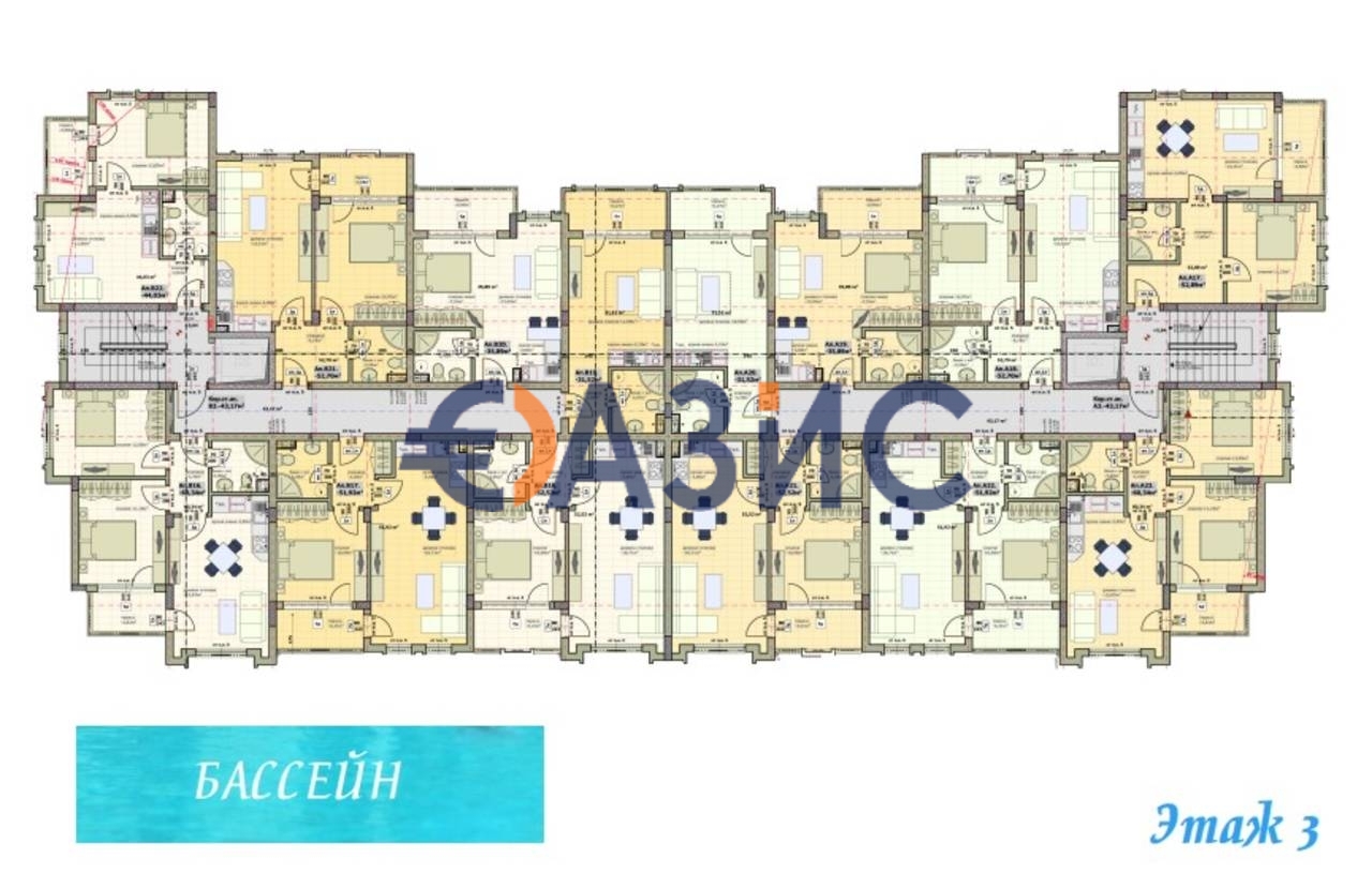 Mieszkanie 31 m² Nesebyr, Bułgaria