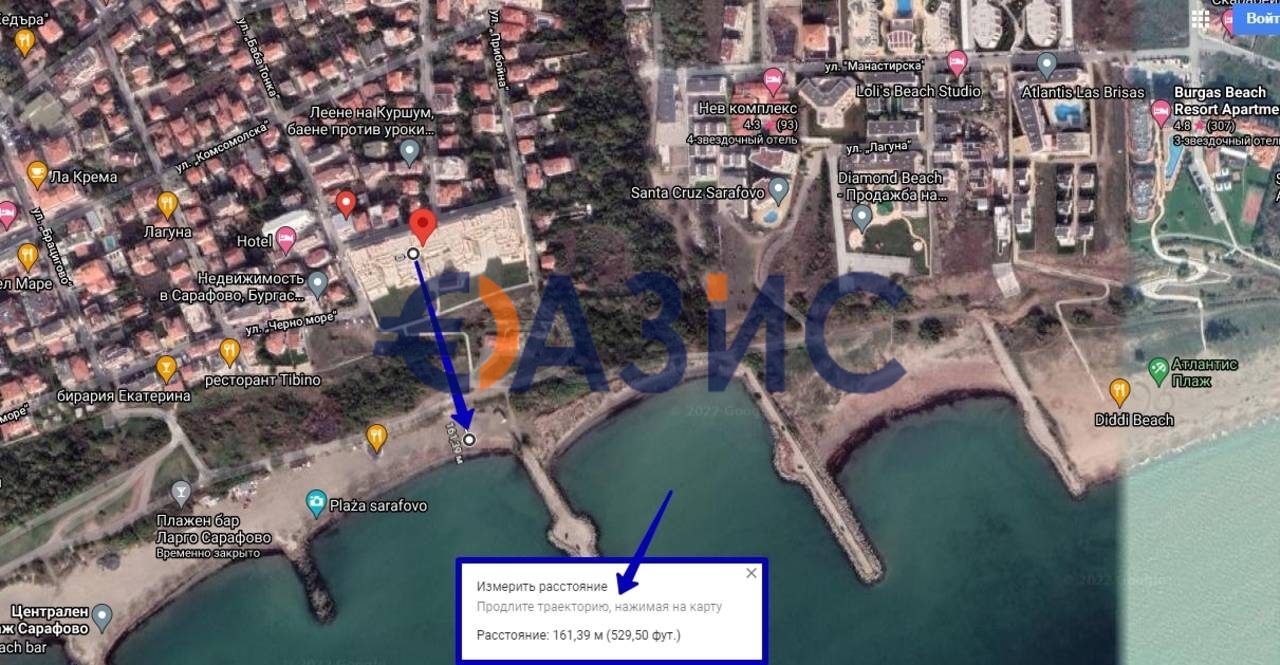 Apartamento 2 habitaciones 69 m² Burgas, Bulgaria