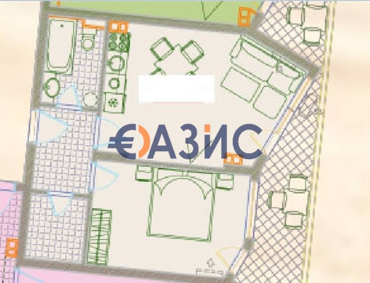 Apartamento 2 habitaciones 69 m² Burgas, Bulgaria