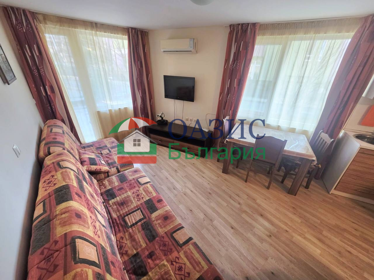 Квартира 29 м² Несебр, Болгария